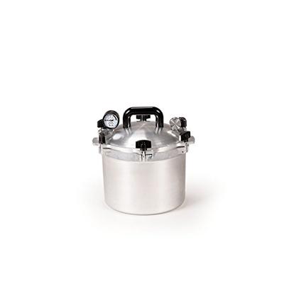 All American 910 Canner Pressure Cooker, 10.5 qt, Silver