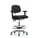 Blue Ridge Ergonomics Ergonomic Office Chair Upholstered in Brown | 38 H x 26 W x 26 D in | Wayfair NECR-HBCH-CR-T1-A1-CF-EG-ESDBLK