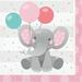 Creative Converting Enchanting Elephants Basic Paper Disposable Napkins in Gray/Pink | Wayfair DTC346218NAP