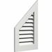 Ekena Millwork Half Peaked Top Left Functional Gable Vent w/ 1" x 4" Flat Trim Frame | 19 H x 21 W in | Wayfair GVPPL16X1401FUN-04