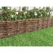 MGP 16 in. H x 6 ft. W Flexible Woven Lawn Edging Wood in Brown | 16 H x 72 W x 1 D in | Wayfair WE-486