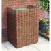 MGP Single Waste Bin Enclosure Wood Decorative Fence Panel | 48 H x 36 W x 25.2 D in | Wayfair WCE-1