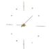 Nomon Oversized Mixto Wall Clock Wood/Metal in Yellow | 61.02 H x 61.02 W x 2.4 D in | Wayfair MIDNG