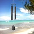 Latitude Run® Alexandria Wind Chime Metal in Black/Brown | 54 H x 10 W x 10 D in | Wayfair FB37BD03879B4B3DB2359E3033CE708B