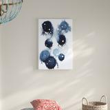 Bungalow Rose 'Blue Galaxy IV' by Grace Popp - Wrapped Canvas Painting Print Canvas in Blue/Gray/White | 30 H x 20 W x 1.25 D in | Wayfair