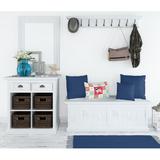 The Holiday Aisle® Thursten Pug Love Outdoor Rectangular Cushion w/ filling Polyester/Polyfill blend | 12 H x 16 W x 3 D in | Wayfair