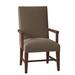 Fairfield Chair Bedford Upholstered Arm Chair Upholstered in Gray/Brown | 40 H x 24 W x 25.5 D in | Wayfair 1021-04_3162 63_Walnut