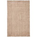 White 48 x 0.5 in Area Rug - Sand & Stable™ Waldoboro Abstract Handmade Tufted Jute Beige Area Rug Jute & Sisal | 48 W x 0.5 D in | Wayfair