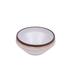 YancoMelamine Rockeye 32 oz. Fushion Soup Bowl Porcelain China/Ceramic in Brown/White | 3.5 H x 8 W x 8 D in | Wayfair RO-2808