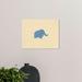 Isabelle & Max™ Duarte Elephant Canvas Art Canvas in Blue/Yellow | 20 H x 24 W x 1.5 D in | Wayfair 0A464FC0C9B3426EBD16A44043864756