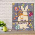 The Holiday Aisle® Easter Bunny & Easter Eggs Pallet Wood in Brown | 16 H x 12 W x 0.75 D in | Wayfair 94ACD050014C4390B43F714447858842