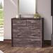 Red Barrel Studio® Lodsworth 5 Drawer 35" W Dresser Wood in Gray | 32 H x 35 W x 17 D in | Wayfair 8F38E388A9FF4FB78A886BE9667BD5F2