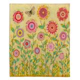 Wildon Home® Groth July Flowers Butterfly Throw Polyester | 51 W in | Wayfair FDB70C3B32874BDCB3CDD0BE7EB45A54
