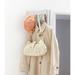 Yamazaki Home Over The Door Hooks - Hanging Coat Rack, Steel, Wide, Over-the-Door Wood/Metal in White | 2.4 H x 11.8 W x 2.8 D in | Wayfair 7649