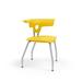 KI Furniture Ruckus Classroom Chair Plastic/Metal in Green/Yellow | 29.5 H x 28 W x 29 D in | Wayfair RK1100H18NB-NFR-PGR-SX-GFT