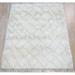 Gray 96 x 1.4 in Area Rug - Foundry Select Geometric Hand-Knotted Wool Silver/Green Area Rug Wool | 96 W x 1.4 D in | Wayfair