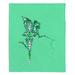 Wildon Home® Hackworth Fairy Flowers Throw Polyester in Green | 68 W in | Wayfair A3259155373946209DBE9168748D3218