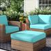 Latitude Run® Larrissa 14 Piece Indoor/Outdoor Seat/Back Cushion Acrylic in Green/Blue/Brown | 6 H in | Wayfair 73B89AC5EB9B4BA0B5A382C070C3EA17