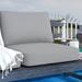 Sol 72 Outdoor™ Indoor/Outdoor Seat/Back Cushion Acrylic in Gray | 6 H x 28 W in | Wayfair 020EC2FCF94D4A7DB2EF253A6AEE29CE