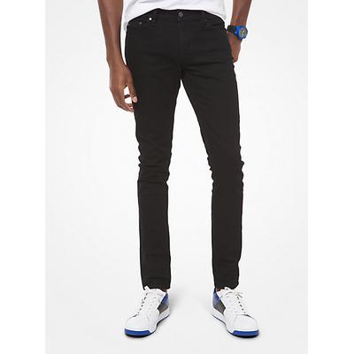 Michael Kors Slim-Fit Stretch-Cotton Jeans Black 36X34
