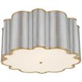 Visual Comfort Signature Collection Alexa Hampton Markos 26 Inch 4 Light Flush Mount - AH 4021BSL/G-FA