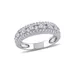 Belk & Co 1.3 Ct. T.w. Lab Created White Sapphire Anniversary Band In Sterling Silver, 10.5