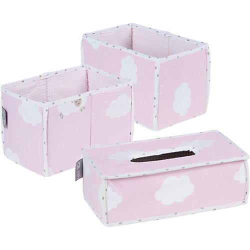 Pflegeorganizer Kleine Wolke, 3er- Set, rosa