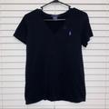 Ralph Lauren Tops | Black Ralph Lauren Vneck | Color: Black | Size: L