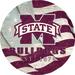 Mississippi State Bulldogs 12" Team Color Flag Sign