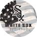 Chicago White Sox 12" Team Color Flag Sign