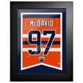 Connor McDavid Edmonton Oilers 12" x 16" Framed Player Number Replica Plaque