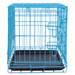 Tucker Murphy Pet™ Abrams Medium Internet's Best Steel Foldable Wire Dog Pet Crate in Blue | 19.5 H x 17 W x 24 D in | Wayfair