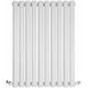 Hudson Reed - Radiateur Horizontal Vitality Blanc 60cm x 59.5cm x 5.6cm 558 watts