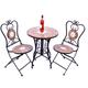 Sitzgruppe Merano 12001-2 Gartentisch + 2 Stk. Gartenstuhl Mosaik Tisch 2x Stuhl