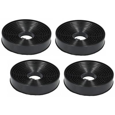 Keenberk - Sparset 4 Stück Aktivkohlefilter Kohlefilter für Silverline af 90 kul 1 Delta Kubik
