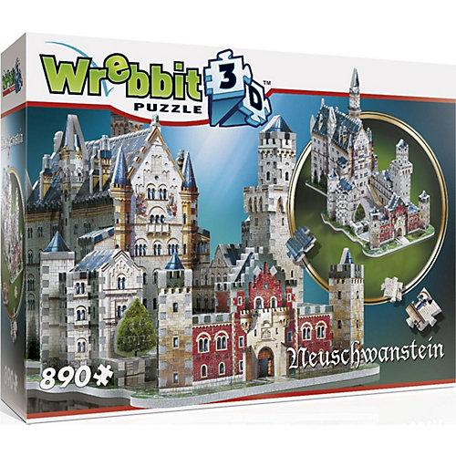 Wrebbit 3D Puzzle 890 Teile Schloss Neuschwanstein