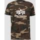 Alpha Industries Basic Camo T-Shirt, multicolore, taille S