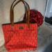 Michael Kors Bags | Authentic Michael Kors Tote/ Carryall | Color: Orange/Red | Size: 15in X 12in