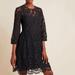 Anthropologie Dresses | Anthropologie Persephone Lace Mini Dress | Color: Black | Size: Lp