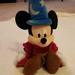 Disney Other | Authentic Disney Sorcerer Mickey Mouse 23 Inches | Color: Black/Pink | Size: Osb