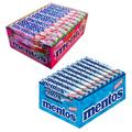 Mentos Strawberry Mix + Mint 2 Packs of 40 Rolls of Sugared Almonds