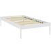 Elsie Fabric Bed Frame by Modway Metal in White | 15 H x 78.5 D in | Wayfair MOD-5472-WHI