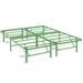 Horizon Stainless Steel Bed Frame by Modway Metal in Green | 14 H x 80 W x 80 D in | Wayfair MOD-5429-GRN