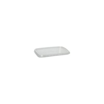 Starpak 1000 Deckel für Verpackungsbecher, PP eckig 0,6 cm x 8,1 cm x 10,8 cm transparent