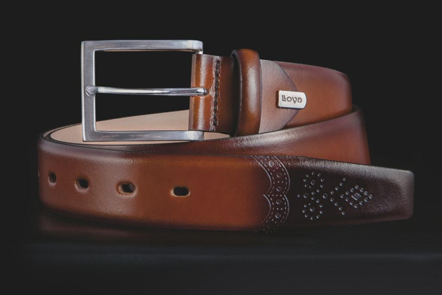 Lloyd men's belts HERRENGRTEL, 11, 130 Gr. 105 in braun | 46% PU Spaltleder