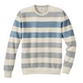 Maselli Tom Ripley Stereo-System®-Streifenpullover, 50 - Creme/Blau/Grau, Herren, aus Schurwolle