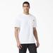 Dickies Men's Big & Tall Lightweight Short Sleeve Pocket T-Shirt - White Size 4Xl 4XL (WS436)