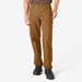 Dickies Men's Relaxed Fit Heavyweight Duck Carpenter Pants - Rinsed Brown Size 40 30 (1939)