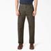 Dickies Men's Relaxed Fit Heavyweight Duck Carpenter Pants - Rinsed Moss Green Size 34 30 (1939)