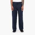 Dickies Men's Loose Fit Double Knee Work Pants - Dark Navy Size 42 30 (85283)